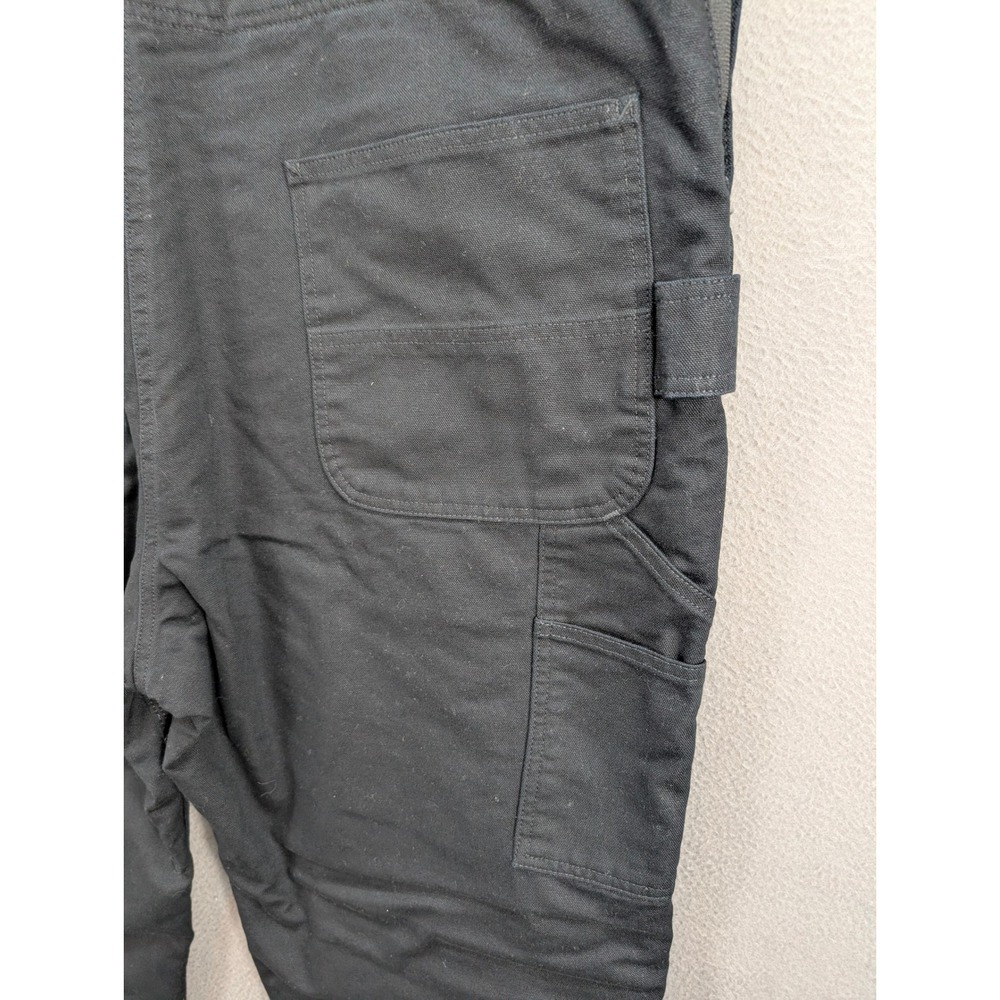 Carhartt Washed Duck Insulated Bib Overalls Women's XXL Tall Black OR4031-W NWT - Picture 4 of 16